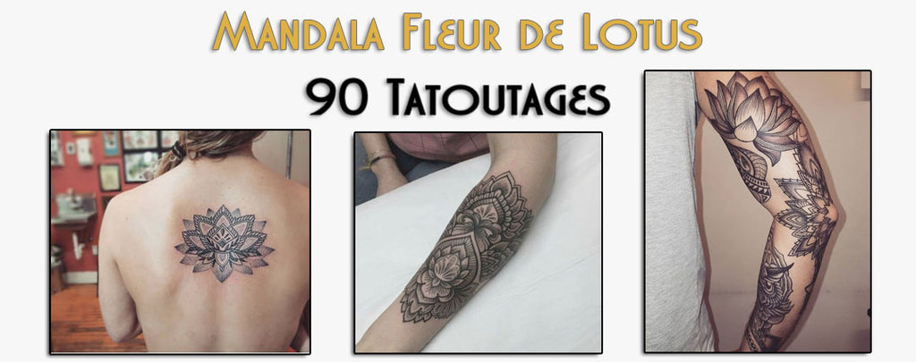 90 Tatouages Fleurs de Lotus Mandala
