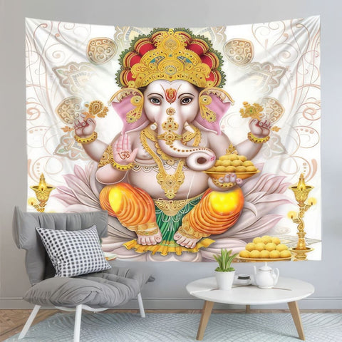 Tenture Indienne Ganesh