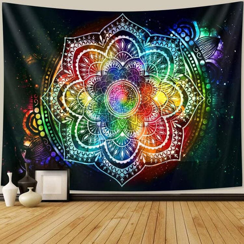 Tenture Murale Mandala Multicolore