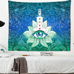 Tenture Murale Lotus et Chakras Psychédélique