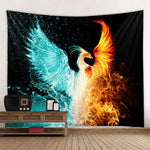 Tenture Murale Phoenix en Feu