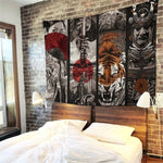 Tissu Mural Tigre
